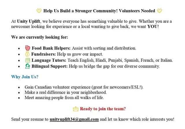 Volunteers Needed65536046765827121