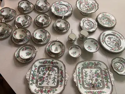 Coalport Indian Tree bone china dinner set, View more