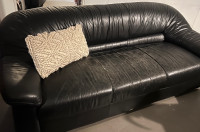 Leather Couch loveseat and chair