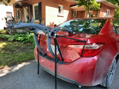 Bike rack for sale. Carries up to 3 bikes., View more