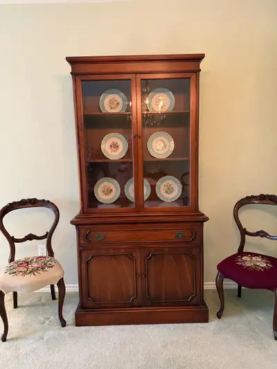 Mahogany China Cabinet , View more