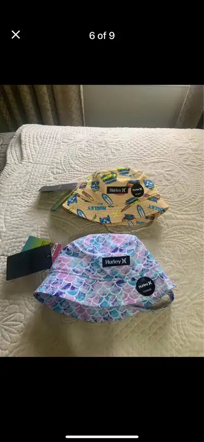 NEW TODDLER • ENFANT ‘ HURLEY UPF 50 BUCKET SUN HATS !, View more