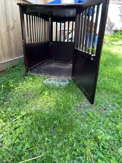 Used dog crate , View more