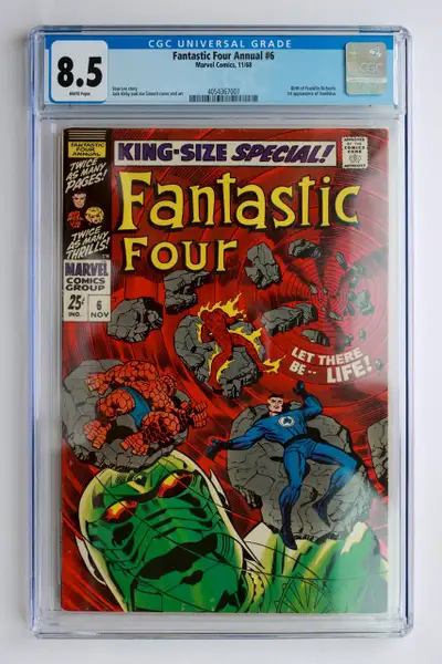 Fantastic Four Annual 6 CGC 8.5 Fear 10 CGC 9.0 FOOM 1 CGC 9.4, View more