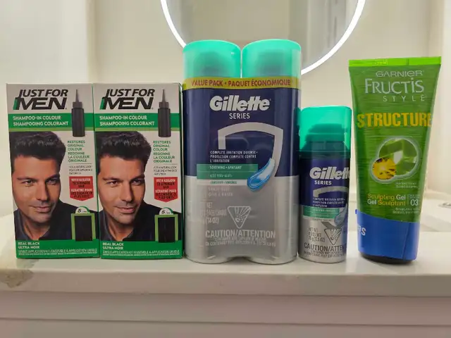 Just For Men and Gillette Men's Grooming Bundle