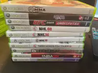Xbox360 - Lot de jeux de sport