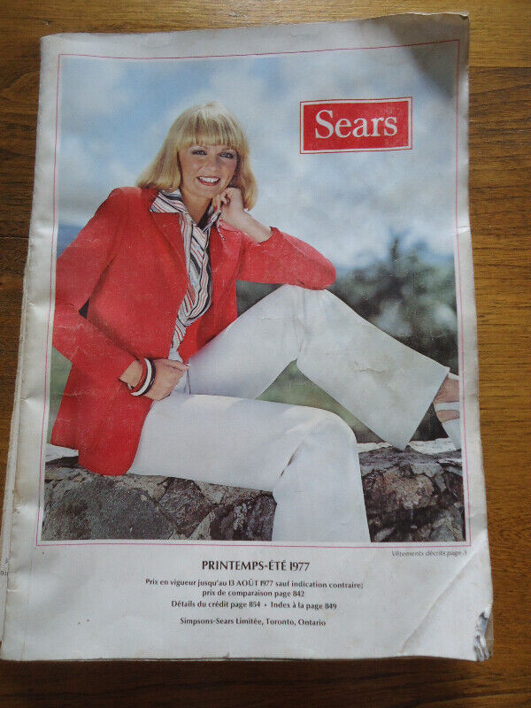 Ancien 1977 catalogue Sears  Printemps-Été complet Couleur 856p. dans Art et objets de collection  à Ville de Québec - Image 2