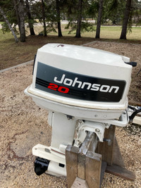1992 Johnson 20HP Boat Motor