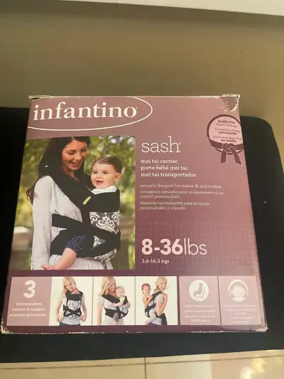 Infantino Sash Baby Carrier – 8–36 lbs, View more