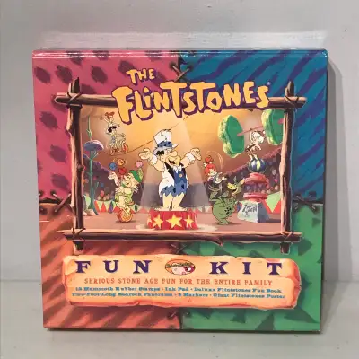 Vintage 1994 Flintstones Fun Kit Board Game Complete in Box, View more