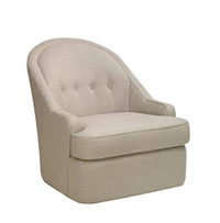 Dwell Savoy Glider with Ottoman Linen NaturaL is ON SALE