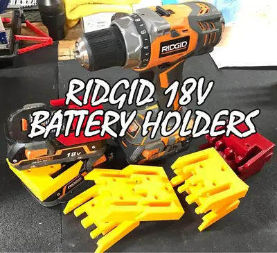 RIDGID 18V Battery Holders, View more