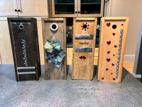Handmade Wood Wine Boxes