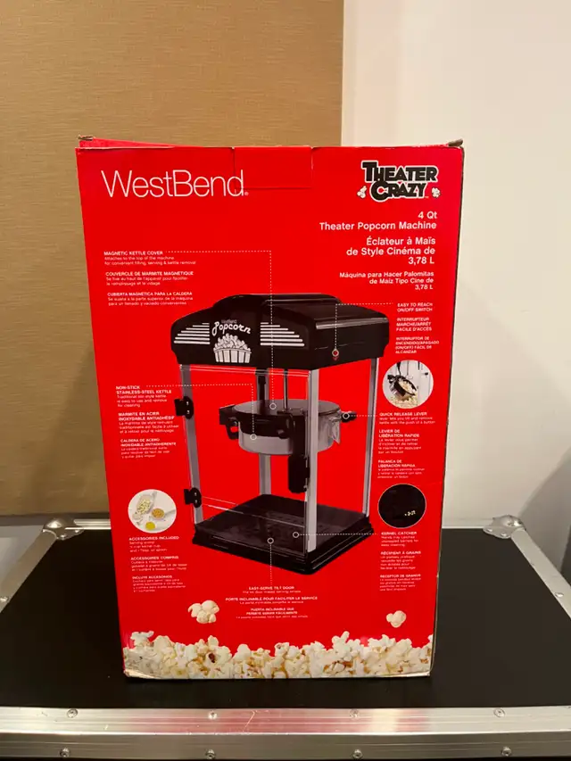 WestBend Popcorn Machine529839465064704005