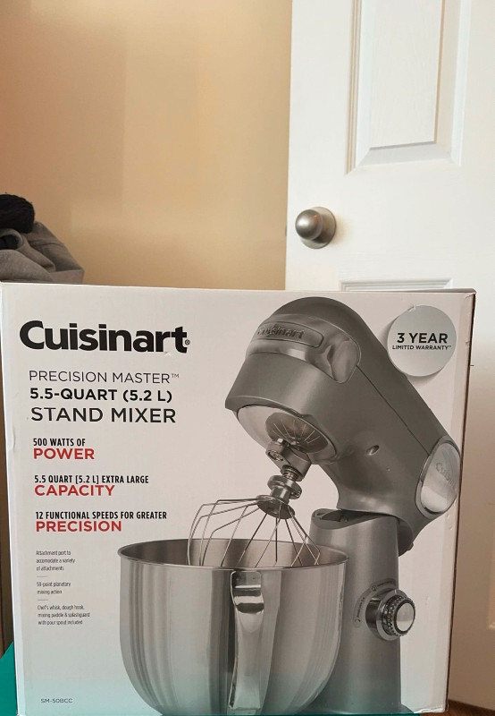 Cuisinart Precision Master 5.5 Quart (5.2L) Stand Mixer in Other in St. Catharines