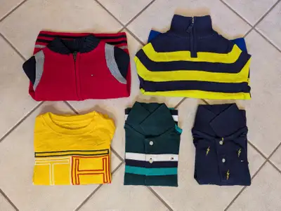 LOT of Tommy Hilfiger Boys Shirts/Sweaters (Size 4-5), View more
