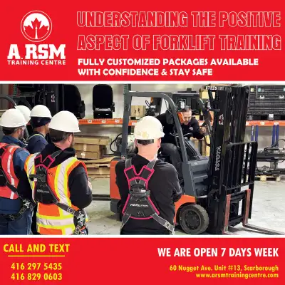 Instagram: https://www.instagram.com/arsmtraining/ SPECIAL PRICING!! CALL NOW!! 416-409-4263 OR 416-...
