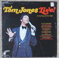 Tom Jones Live!  At the Talk of the Town - Vintage Vinyl LP