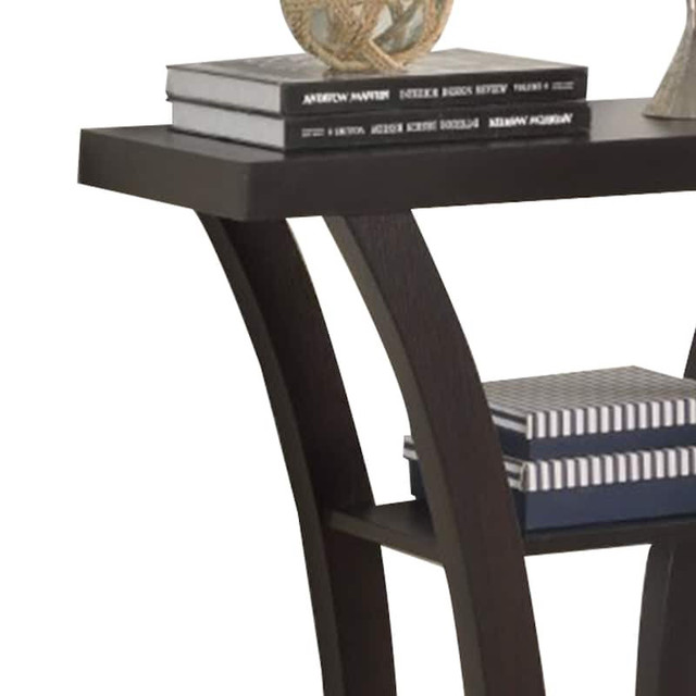 New Wooden Console Table w/ 1 Shelf, Dark Espresso in Coffee Tables in City of Toronto - Image 4