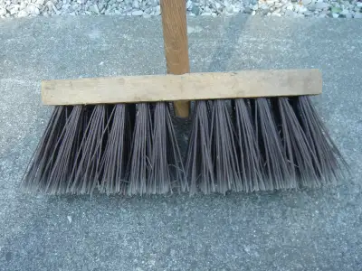BROOM 14" STIFF PUSH  , LIKE NEW  CONDITION, View more