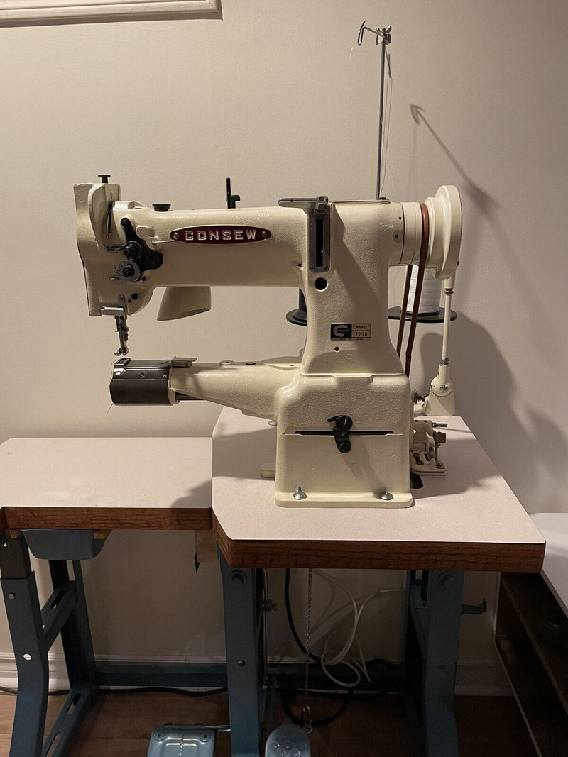 Used, Consew 227R cylinder arm sewing machine for sale  
