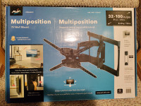 Brand New Multiposition TV wall mount (32-100 inches) for sale.
