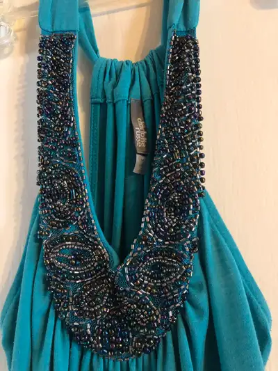 Beautiful beaded top Size M By Charlotte Russe Gently used from a smoke-free home