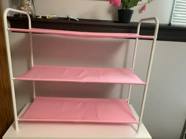 Pink 3-Tier Shelf in Bookcases & Shelving Units in Oshawa / Durham Region - Image 2