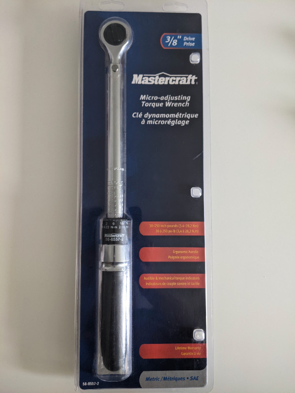 Mastercraft 3/8" Drive Torque Wrench Hand Tools Kitchener