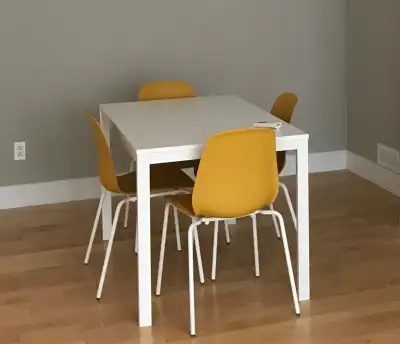 Table - extendable white dining table VIHALS (IKEA), View more