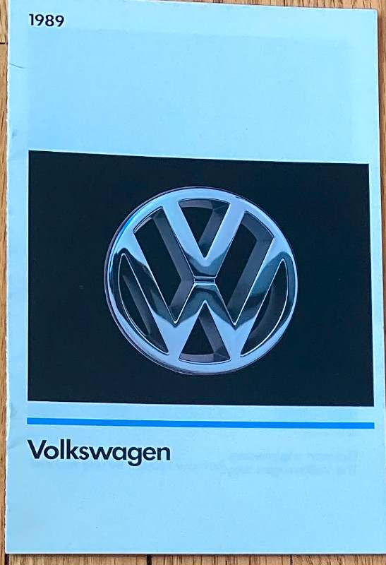 VW AUTO BROCHURE FOR SALE dans Art et objets de collection  à Ville de Montréal