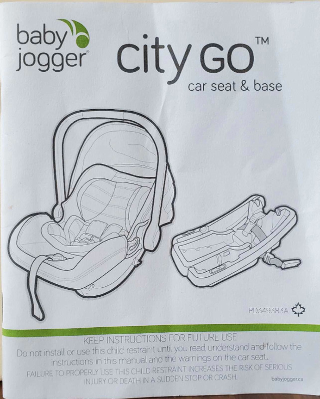 Baby Jogger Stroller + Carseat in Strollers, Carriers & Car Seats in New Glasgow - Image 3