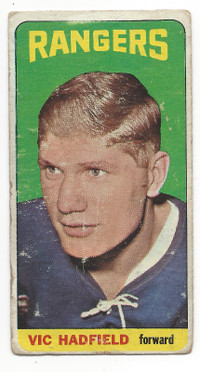 Vintage 1964-65 Topps Hockey #62 Vic Hadfield New York Rangers