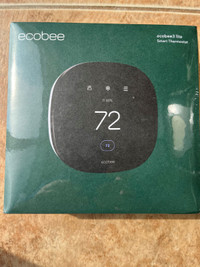ecobee3 lite Smart Thermostat - Black (EB-STATE3LT-02)-Brand New