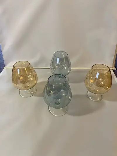 Vintage Brandy Snifters set of 4, View more