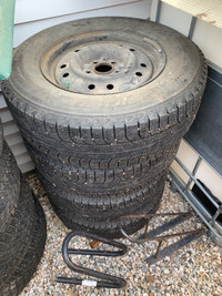 Set of 4 Michelin winter tires and rims