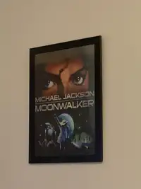 MICHEAL JACKSON HOLOGRAPHIC 3D FRAMED POSTER