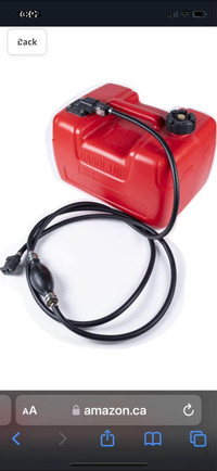 WANTED 3 gallon mercury tank and hose