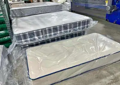 This single/twin size mattress is perfect for a child's room or guest room and is in used good condi...