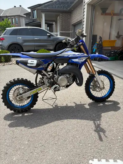 New top end 2023. Stored last 2 years. Dunlop Geomax MX14/MX33 tires. As is