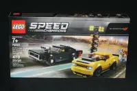 LEGO 75893 SPEED CHAMPIONS 2018 DODGE CHALLENGER & CHARGER - NEW