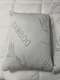 2 new memory foam Bamboo pillows