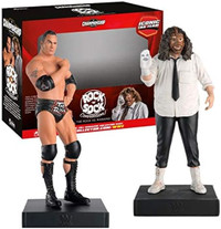Eaglemoss Hero Collector WWE Wrestling The Rock & Mankind Figure