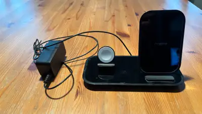 Mophie iPhone/Apple Watch charging stand, View more
