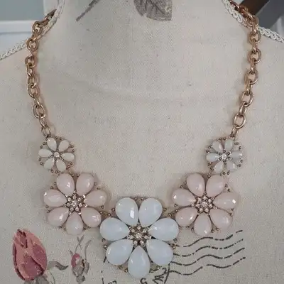 Perfectly Pastel Sparkle Joe Fresh Statement Necklace, View more