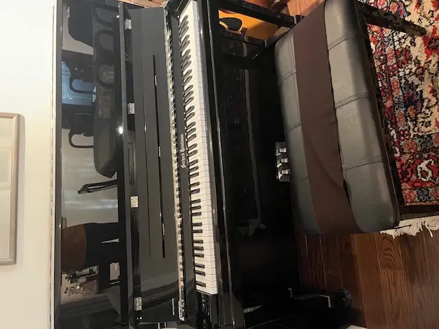 Heintzman black upright piano in excellent condition! in Pianos & Keyboards in City of Toronto - Image 5