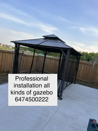 assembly of gazebo, View more