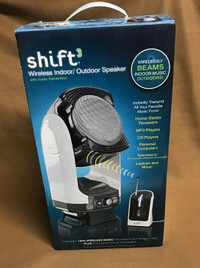 Shift3 Wireless Indoor/outdoor Speaker With Audio Transmitter
