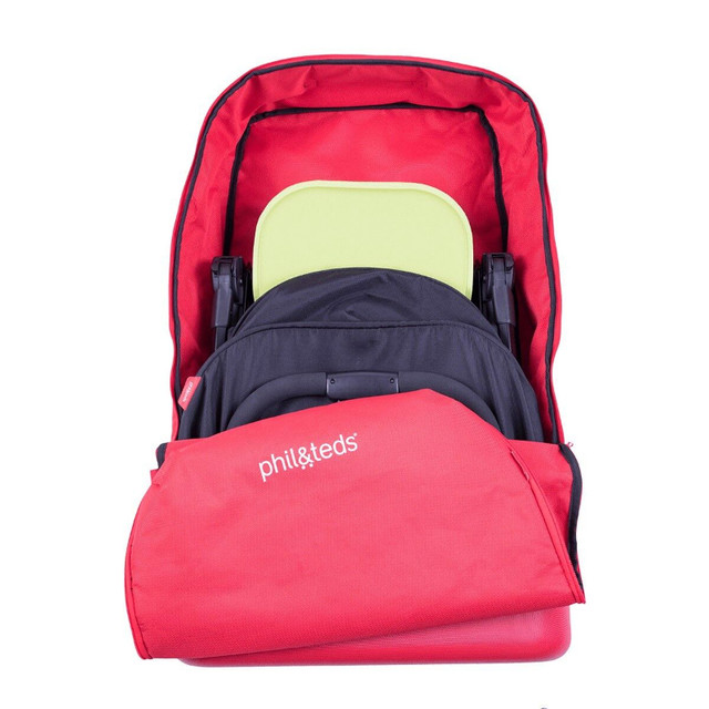 Phil & teds Pack Go Travel Bag - Red- NEW IN BOX in Strollers, Carriers & Car Seats in Abbotsford - Image 3