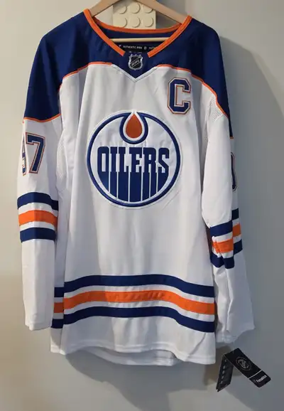 Large Variety of Oilers White Away Jerseys!!, View more